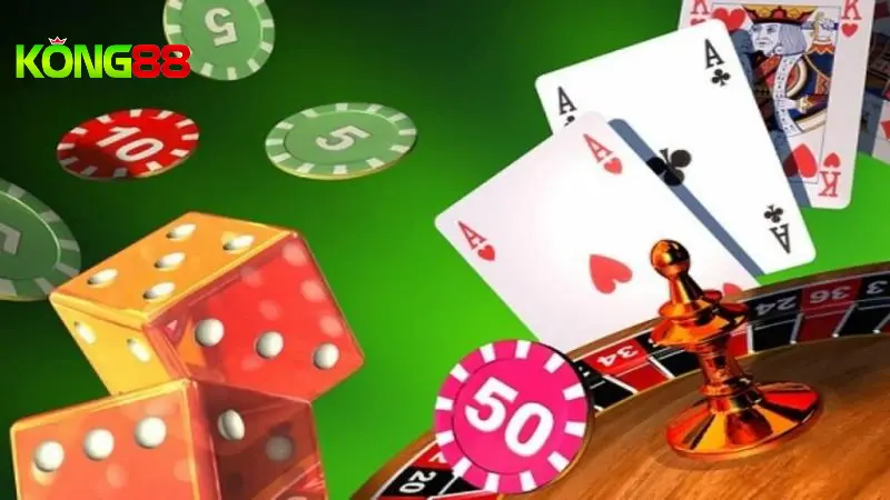 Sảnh casino trực tuyến Kong88 với nhiều tựa game đặc sắc